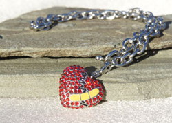 Mia Marrone Foundation Heart Necklace