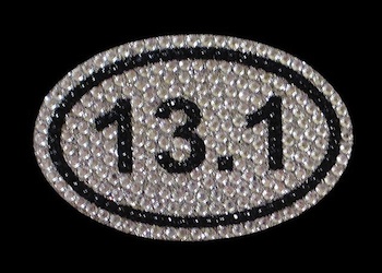 View Rhinestone Sticker Marathon 13.1 Run Image 1