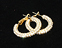View Pave' Gold Hoops 1 Image 1