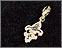 View Fleur De Lis Charm Pendant Image 1