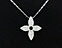 View Quatrefoil Flower Diamond White Image 1