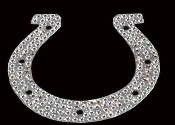 View Rhinestone Sticker Horseshoe Image 1