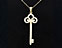 View Fleur de Lis  Key Gold Image 1