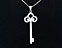 View Fleur de Lis Key White Image 1