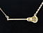 View LaCrosse Stick Necklace Gold Image 1