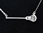 View LaCrosse Stick Necklace White Image 1
