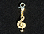 View Music Note Treble Clef Gold Image 2