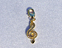 View Music Note Treble Clef Gold Image 7