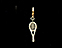 View Tennis Racquet Gold Image 1