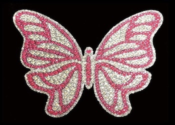 View Rhinestone Sticker Butterfly 2 Image 1