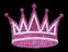 View Rhinestone Sticker Pink Crown Image 1