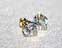 View 2ct Screw Back Stud Earrings Gold Image 3