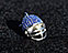 View Royal Blue & White Helmet Image 1