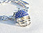 View Royal Blue & White Helmet Image 7