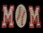 View Rhinestone Sticker Baseball Mom Image 1