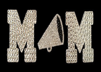 View Rhinestone Sticker Cheer Mom Image 1