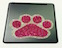 View Rhinestone Sticker Paw Pink Image 3