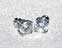 View 2ct Screw Back Stud Earrings White Image 3