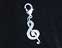 View Music Note Treble Clef White Image 1