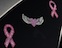 View Rhinestone Sticker Heart Pink Wings Image 2